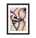 Black Frame Framed art print Front