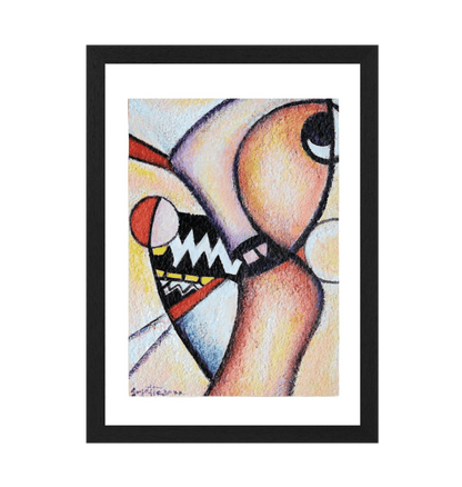 Black Frame Framed art print Front