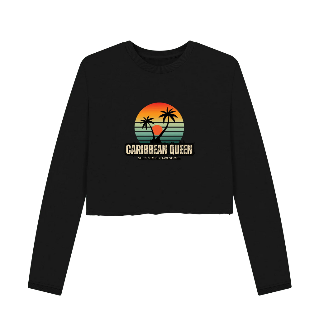 Caribbean Queen Women's Boxy Jumper - Livity Tree Art