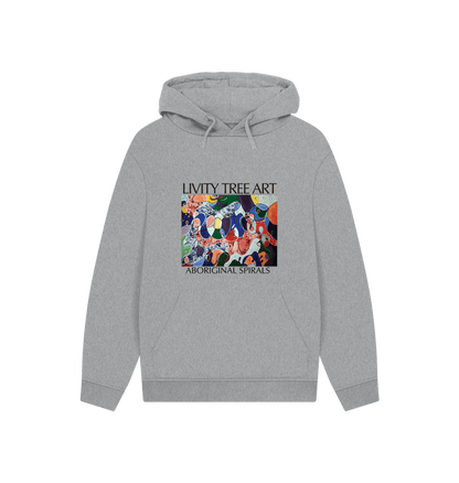 Athletic Grey Printed Hoody Front