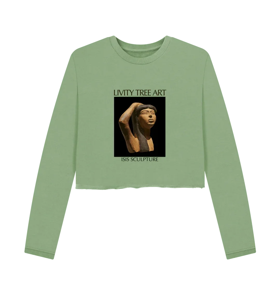 Isis Sculpture Women's Boxy Jumper - Livity Tree Art