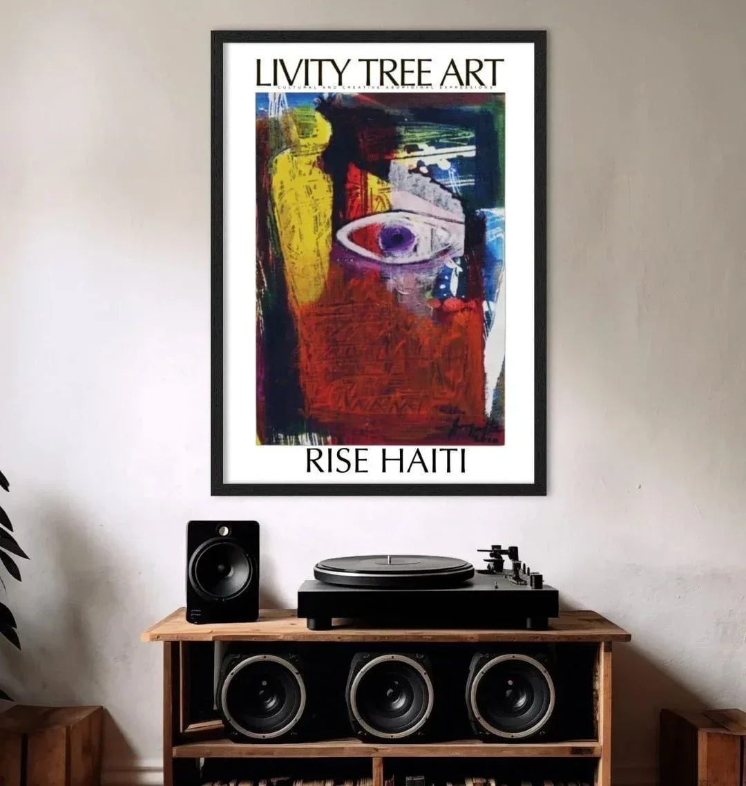 Rise Haiti Portrait Art Print - Livity Tree Art