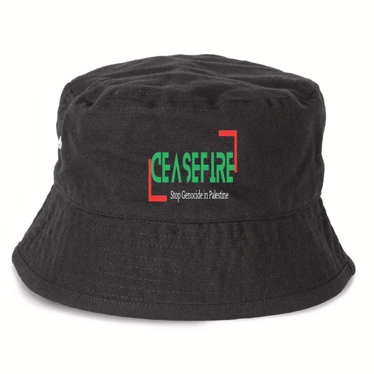 Ceasefire Palestine Bucket Hat - 100% Recycled Premium Plus | Tree of Life Art - Tree of Life Art