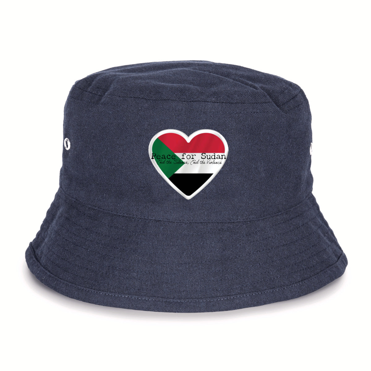 Peace for Sudan Bucket Hat - 100% Recycled Premium Plus | Tree of Life Art - Tree of Life Art