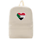 Peace for Sudan Backpack - Recycled Cotton Premium Plus | Tree of Life Art - Tree of Life Art