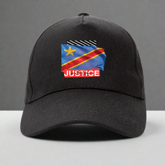 Justice for Congo Baseball Cap - 100% Recycled Premium | Tree of Life Art - Tree of Life Art