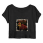 Ancestors Protection Crop Top - Women's Premium Organic Cotton | Tree of Life Art - Tree of Life Art