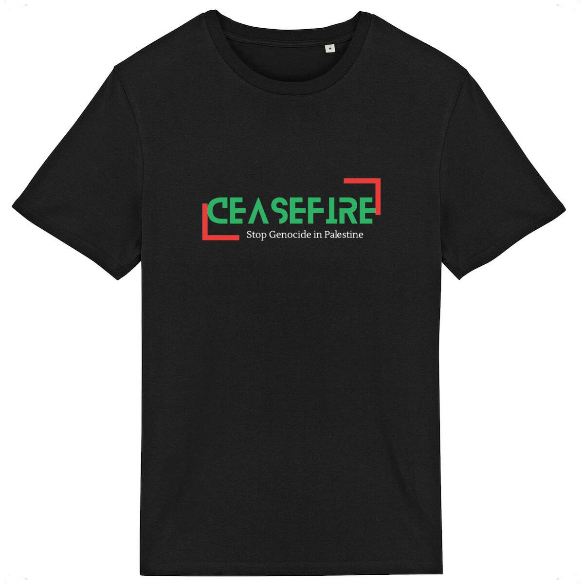 Ceasefire in Palestine Premium Unisex tshirt, Lightweight 100% Organic Cotton | Tree of Life Art - Tree of Life Art