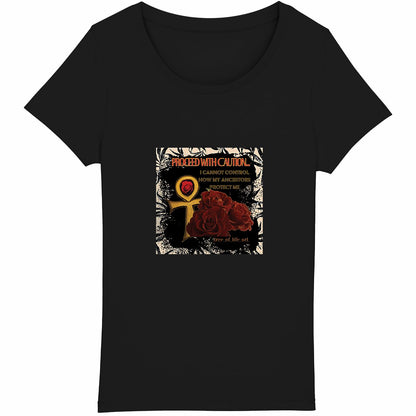 Ancestors Protection Woman's Premium T-Shirt - 100% Organic Cotton | Tree of Life Art - Tree of Life Art