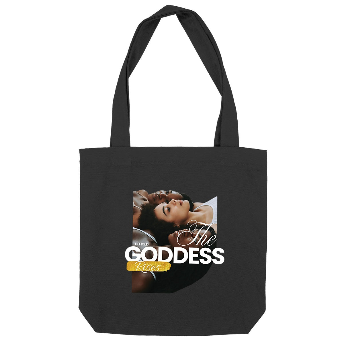 Goddess Rises Heavyweight Totebag - Made with Recycled Materials | Tree of Life Art - Tree of Life Art