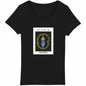 Aboriginal Spiral Goddess Woman's T-shirt, 100% Organic Cotton | Tree of Life Art - Tree of Life Art