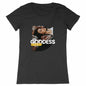 Goddess Rises Premium Plus Woman's T-shirt - 100% Organic Cotton | Tree of Life Art - Tree of Life Art