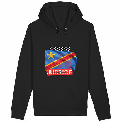Justice for Congo Unisex Hoodie - Organic Cotton Premium | Tree of Life Art - Tree of Life Art