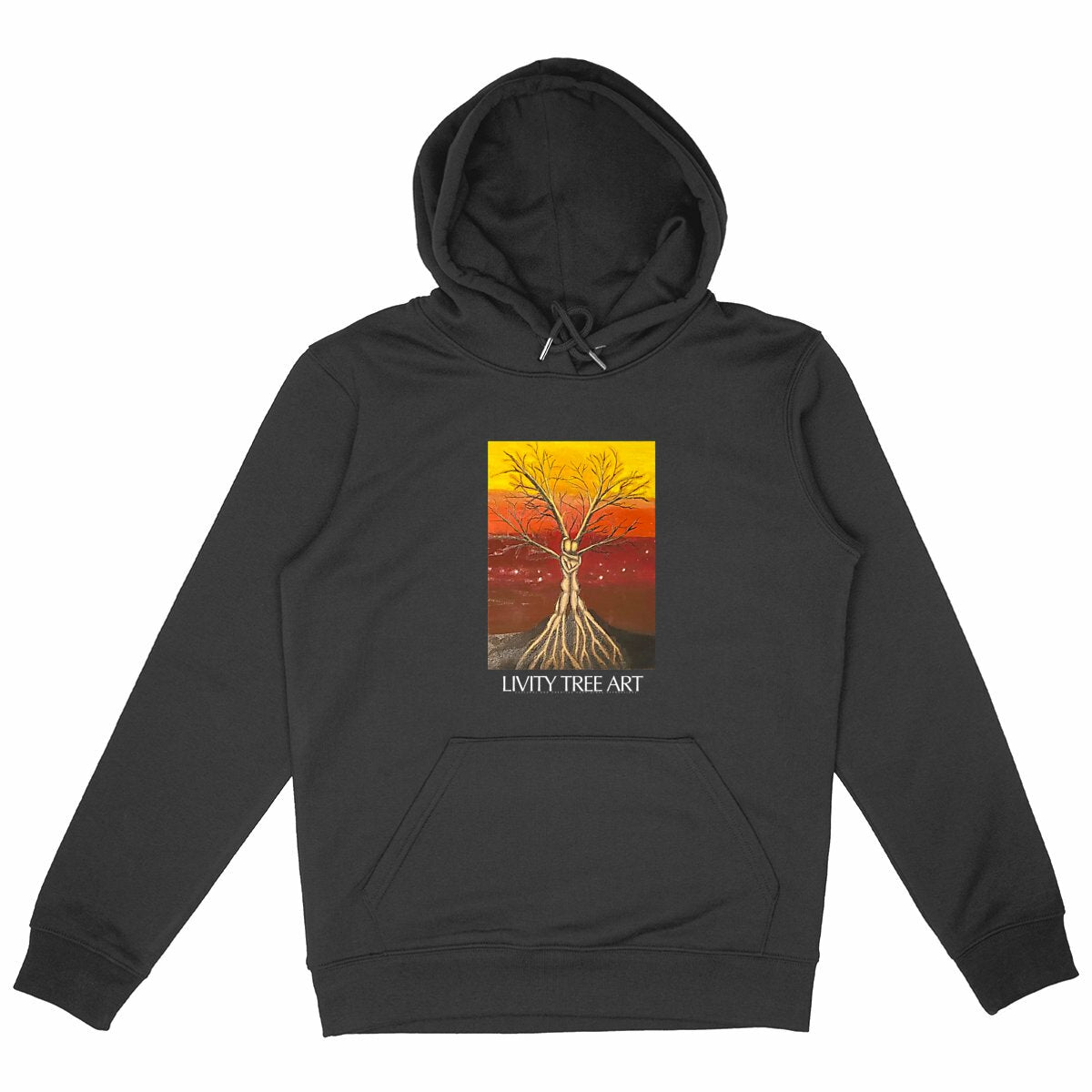 Tree of Life Premium Plus Unisex Hoodie - front_black