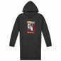Native Black Genocide Women's Comfy Fit Hoodie Dress - Premium Plus | Tree of Life Art - Tree of Life Art