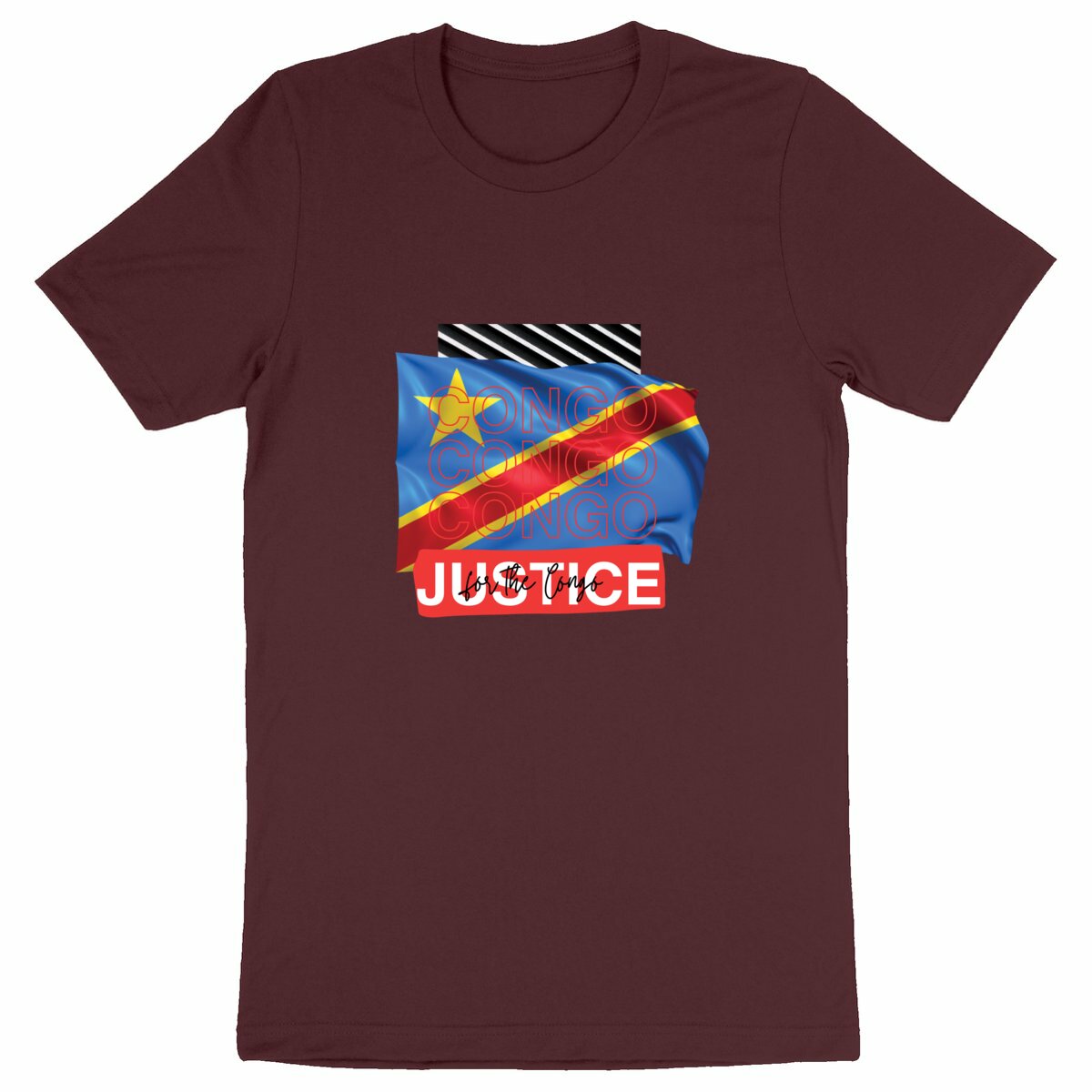 Ceasefire in the DRCongo Premium Unisex Heavyweight Tshirt, 100% Organic Cotton - Tree of Life Art
