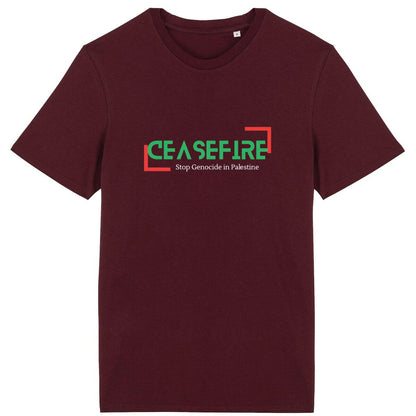 Ceasefire in Palestine Premium Unisex tshirt, Lightweight 100% Organic Cotton | Tree of Life Art - Tree of Life Art