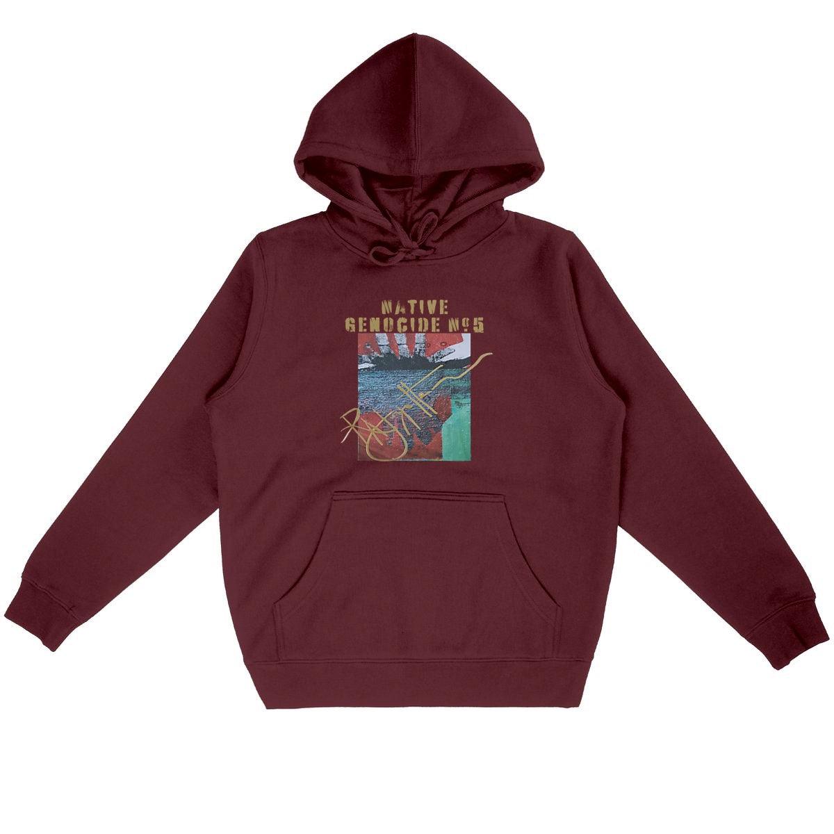 Native Genocide #5 Premium Lightweight Straight Cut Unisex Hoodie | Tree of Life Art - Tree of Life Art