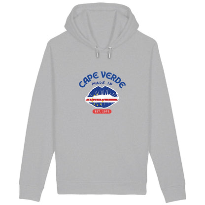 Made in Cape Verde Unisex Side Pocket Hoodie, Premium Organic Soft Ring Spun - Tree of Life Art