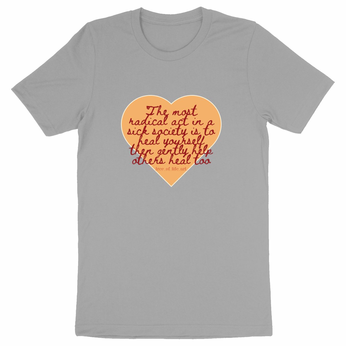 Radical Unisex Heavyweight Premium T-shirt - 100% Organic Cotton | Tree of Life Art - Tree of Life Art