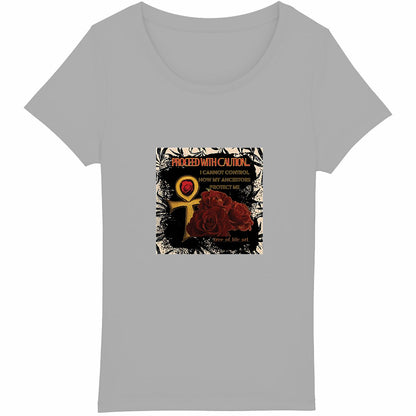Ancestors Protection Woman's Premium T-Shirt - 100% Organic Cotton | Tree of Life Art - Tree of Life Art