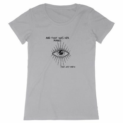 She Just Knew... Woman's Premium Plus Organic Cotton T-Shirt - Intuition Tee | Tree of Life Art - Tree of Life Art
