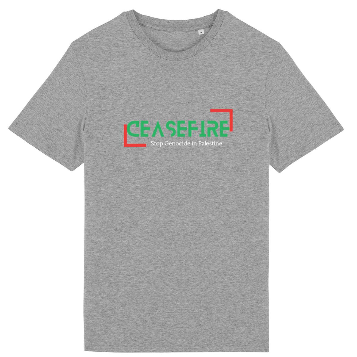 Ceasefire in Palestine Premium Unisex tshirt, Lightweight 100% Organic Cotton | Tree of Life Art - Tree of Life Art