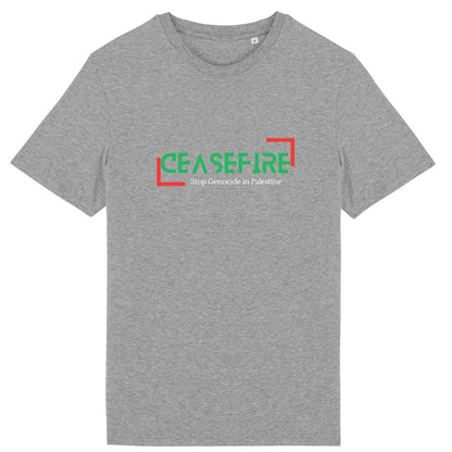 Ceasefire in Palestine Premium Unisex tshirt, Lightweight 100% Organic Cotton | Tree of Life Art - Tree of Life Art