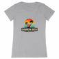 Caribbean Queen Premium Woman's T-Shirt - 100% Organic Cotton | Tree of Life Art - Tree of Life Art