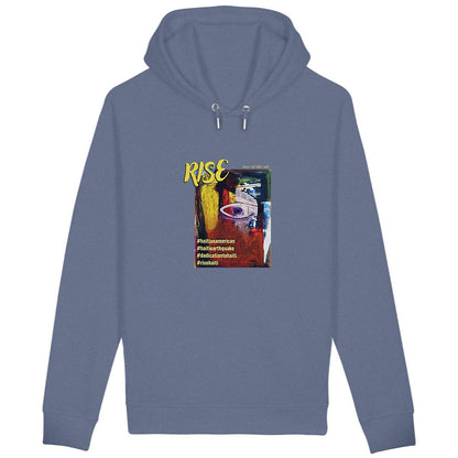Rise! Dedication to Haiti Earthquake Unisex Side Pocket Hoodie - Medium Fit | Tree of Life Art - Tree of Life Art