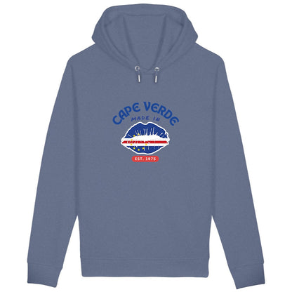 Made in Cape Verde Unisex Side Pocket Hoodie, Premium Organic Soft Ring Spun - Tree of Life Art