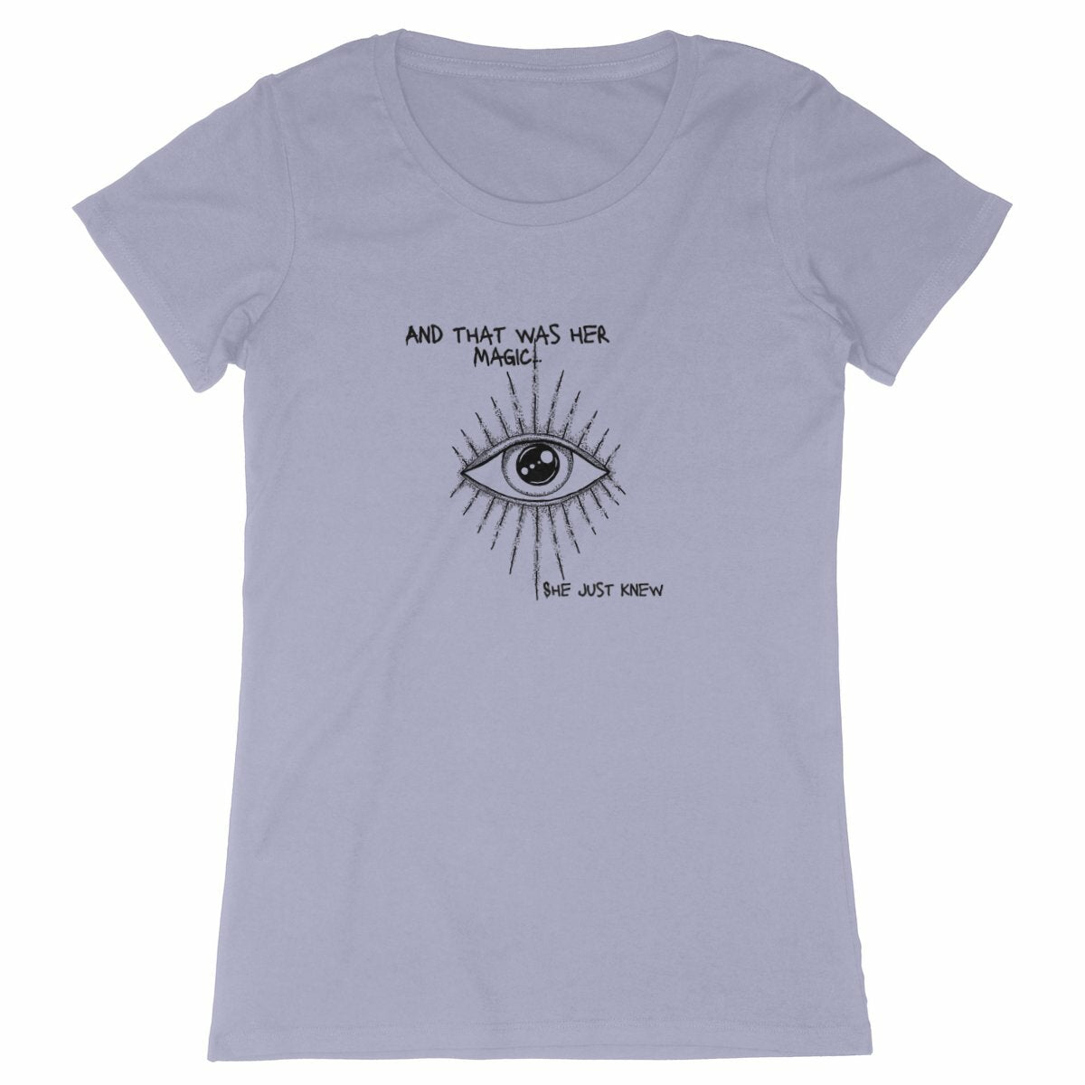 She Just Knew... Woman's Premium Plus Organic Cotton T-Shirt - Intuition Tee | Tree of Life Art - Tree of Life Art