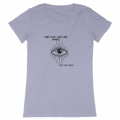 She Just Knew... Woman's Premium Plus Organic Cotton T-Shirt - Intuition Tee | Tree of Life Art - Tree of Life Art