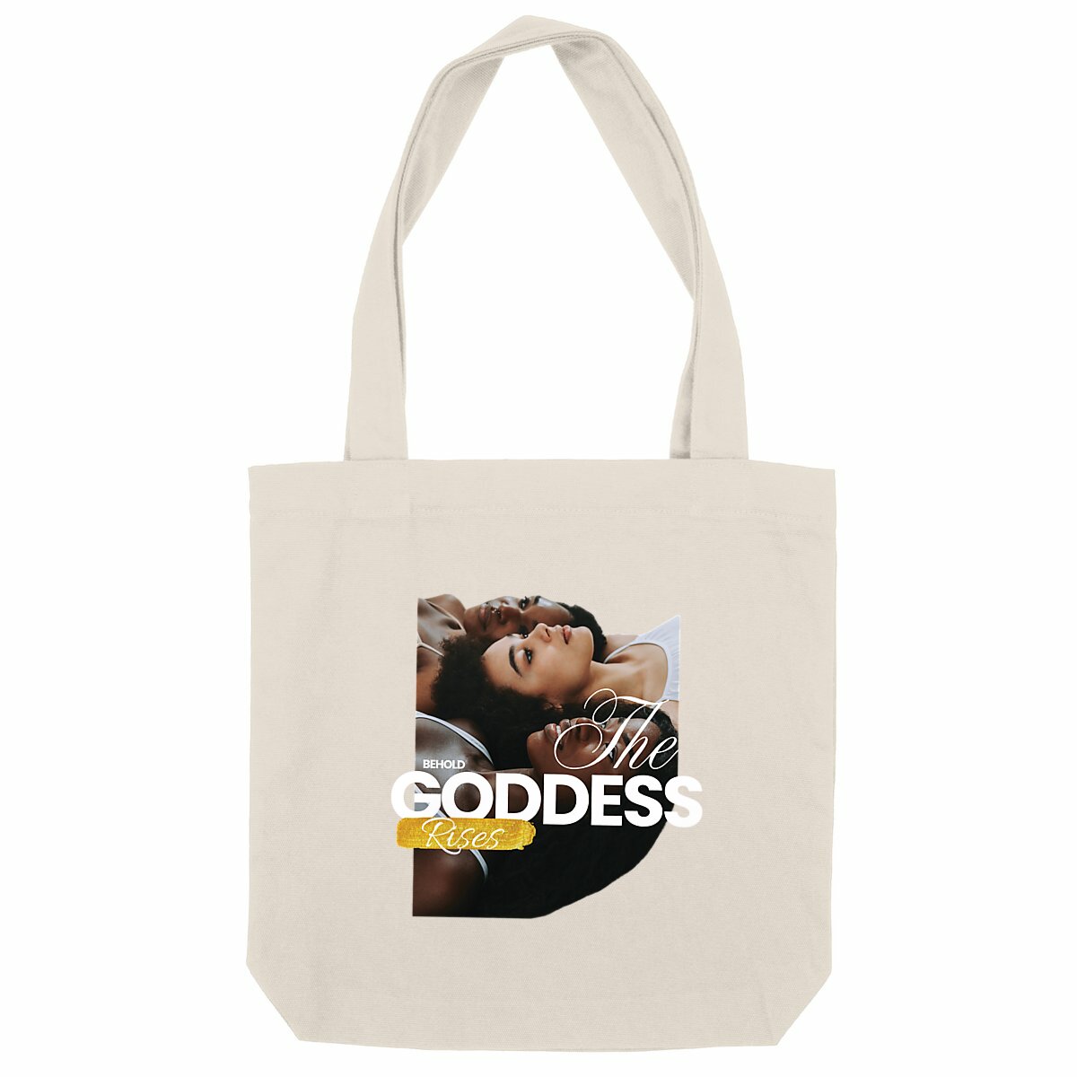 Goddess Rises Heavyweight Totebag - Made with Recycled Materials | Tree of Life Art - Tree of Life Art