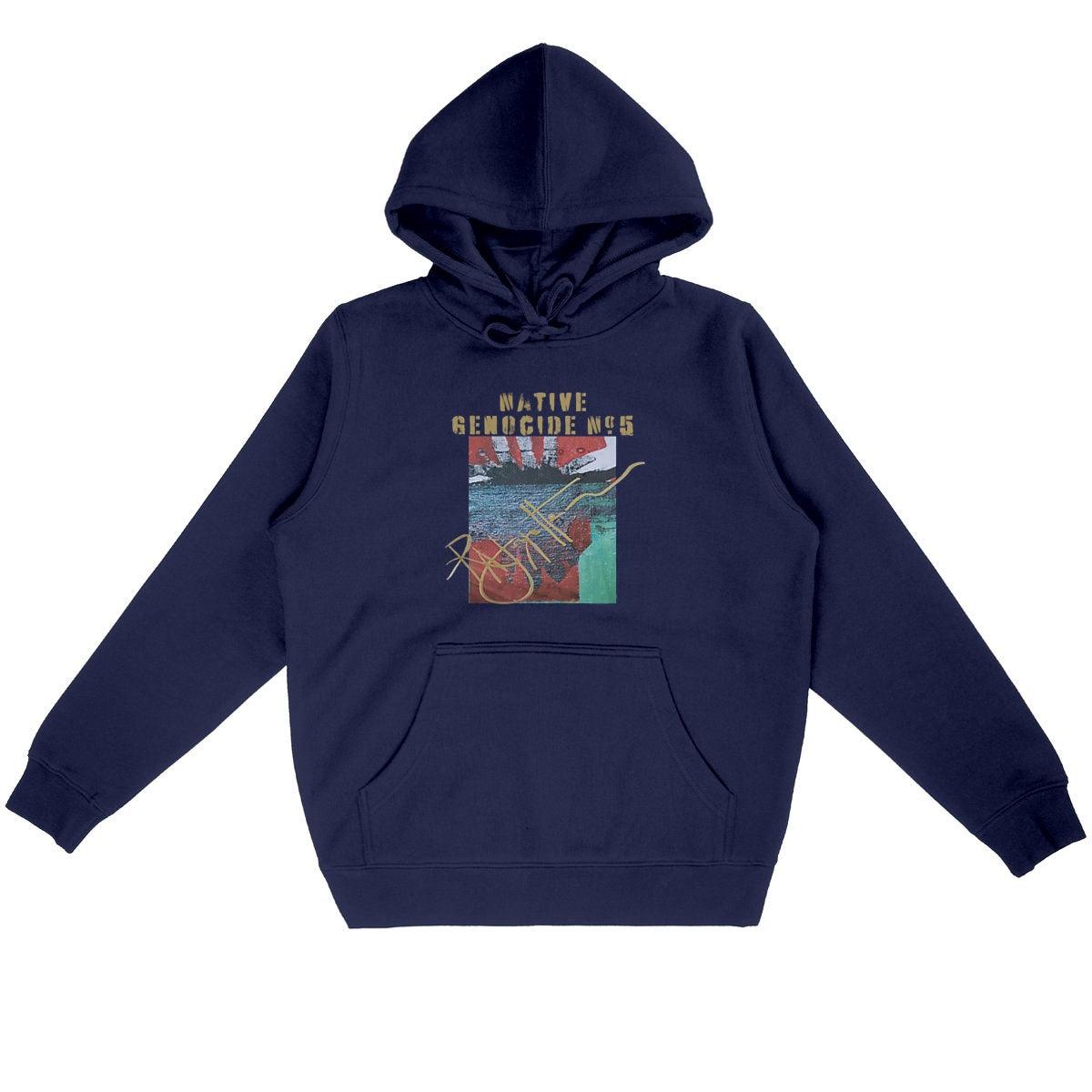 Native Genocide #5 Premium Lightweight Straight Cut Unisex Hoodie | Tree of Life Art - Tree of Life Art