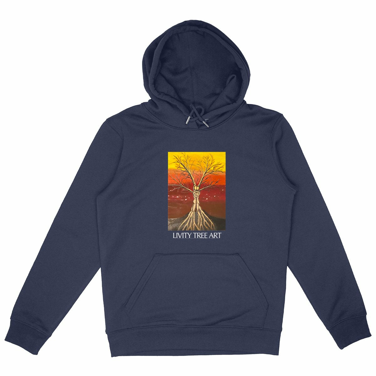 Tree of Life Premium Plus Unisex Hoodie - front_navy