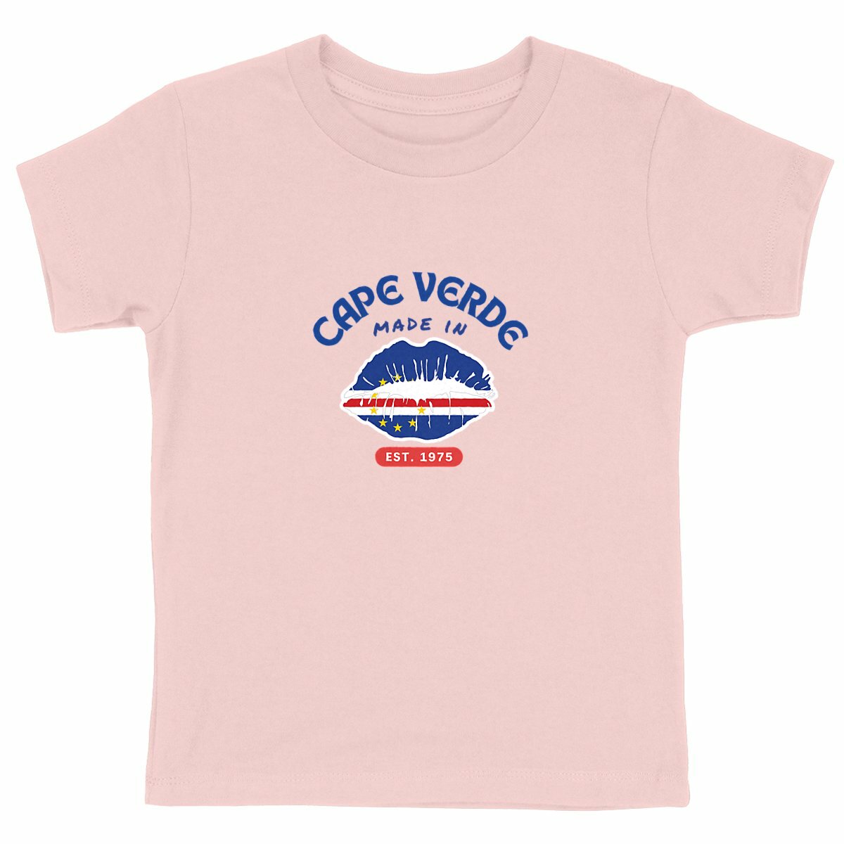 Made in Cape Verde Kids Heavyweight Tshirt, 100% Organic Cotton - Tree of Life Art