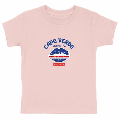 Made in Cape Verde Kids Heavyweight Tshirt, 100% Organic Cotton - Tree of Life Art