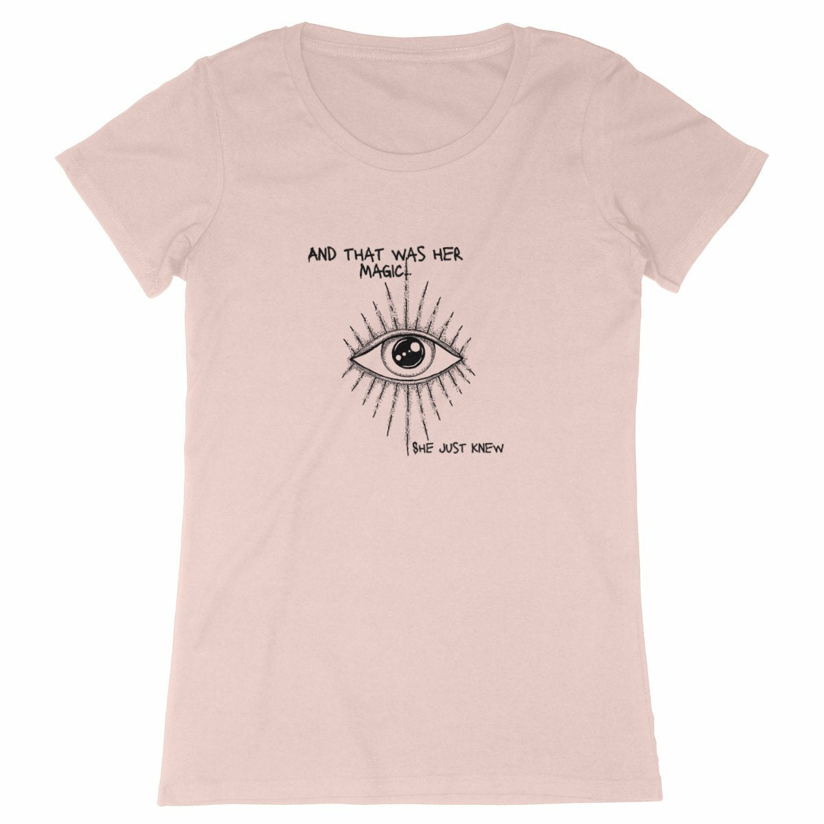 She Just Knew... Woman's Premium Plus Organic Cotton T-Shirt - Intuition Tee | Tree of Life Art - Tree of Life Art