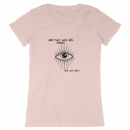 She Just Knew... Woman's Premium Plus Organic Cotton T-Shirt - Intuition Tee | Tree of Life Art - Tree of Life Art