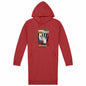 Native Black Genocide Women's Comfy Fit Hoodie Dress - Premium Plus | Tree of Life Art - Tree of Life Art