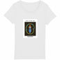 Aboriginal Spiral Goddess Woman's T-shirt, 100% Organic Cotton | Tree of Life Art - Tree of Life Art