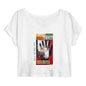 Black Native Genocide, Premium Women's Organic Cotton Crop Top | Tree of Life Art - Tree of Life Art