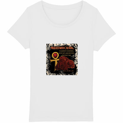 Ancestors Protection Woman's Premium T-Shirt - 100% Organic Cotton | Tree of Life Art - Tree of Life Art