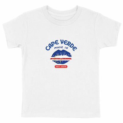 Made in Cape Verde Kids Heavyweight Tshirt, 100% Organic Cotton - Tree of Life Art