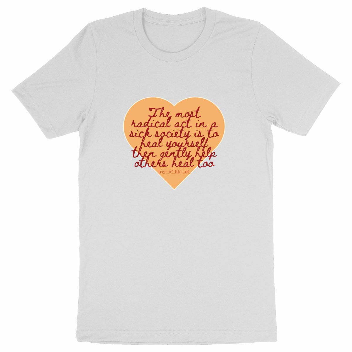 Radical Unisex Heavyweight Premium T-shirt - 100% Organic Cotton | Tree of Life Art - Tree of Life Art