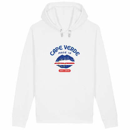Made in Cape Verde Unisex Side Pocket Hoodie, Premium Organic Soft Ring Spun - Tree of Life Art
