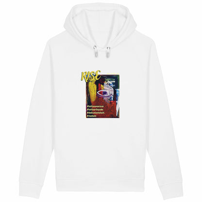Rise! Dedication to Haiti Earthquake Unisex Side Pocket Hoodie - Medium Fit | Tree of Life Art - Tree of Life Art