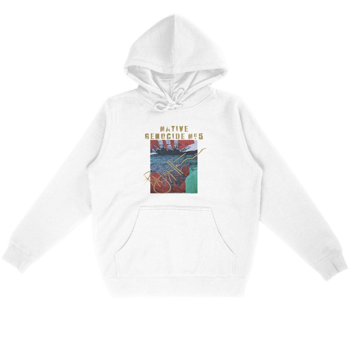 Native Genocide #5 Premium Lightweight Straight Cut Unisex Hoodie | Tree of Life Art - Tree of Life Art