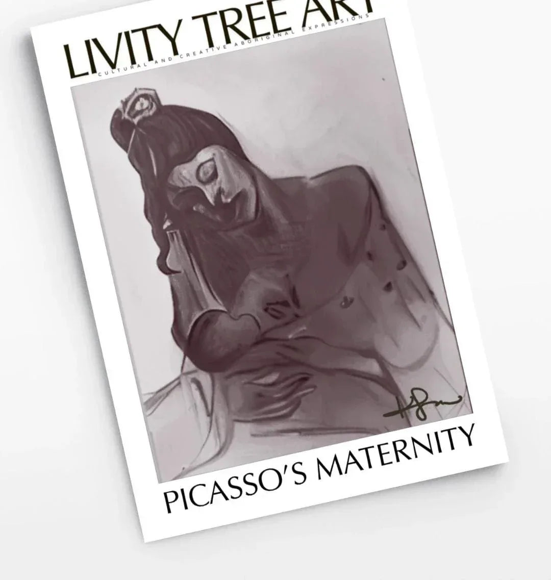 Picasso's Maternity Portrait Art Print (Frame Optional) - Livity Tree Art